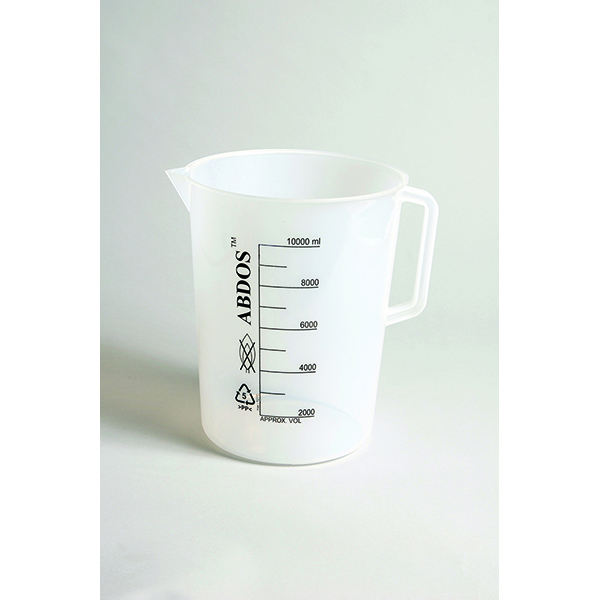 BEAKERS W/HANDLE, PRINTED GRADUATIONS, PP